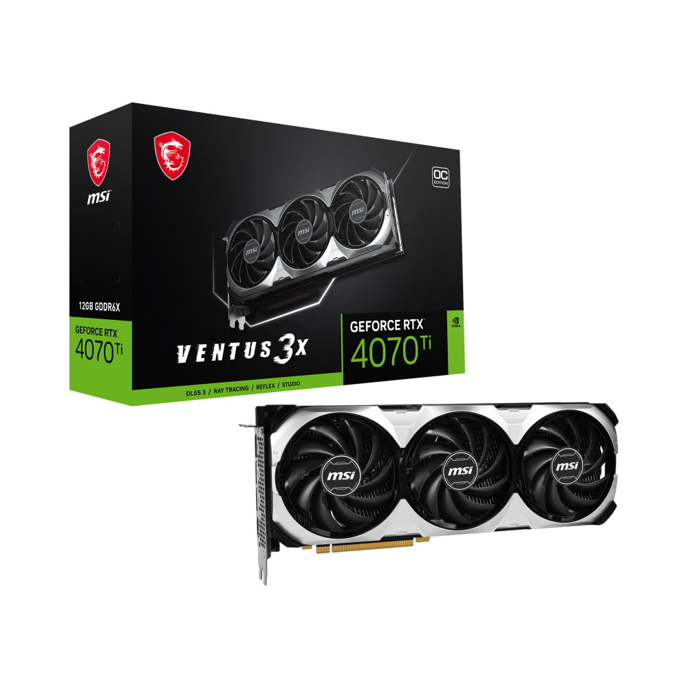 NVIDIA GeForce RTX 4070 Ti搭載「SUPRIM」「GAMING」「VENTUS 